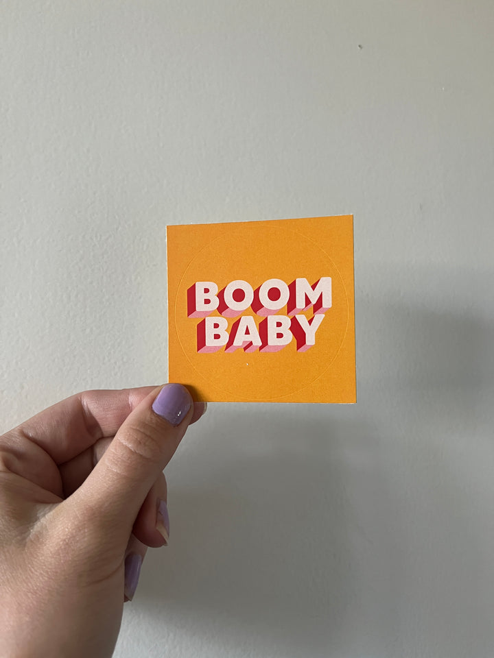 Boom Baby Sticker