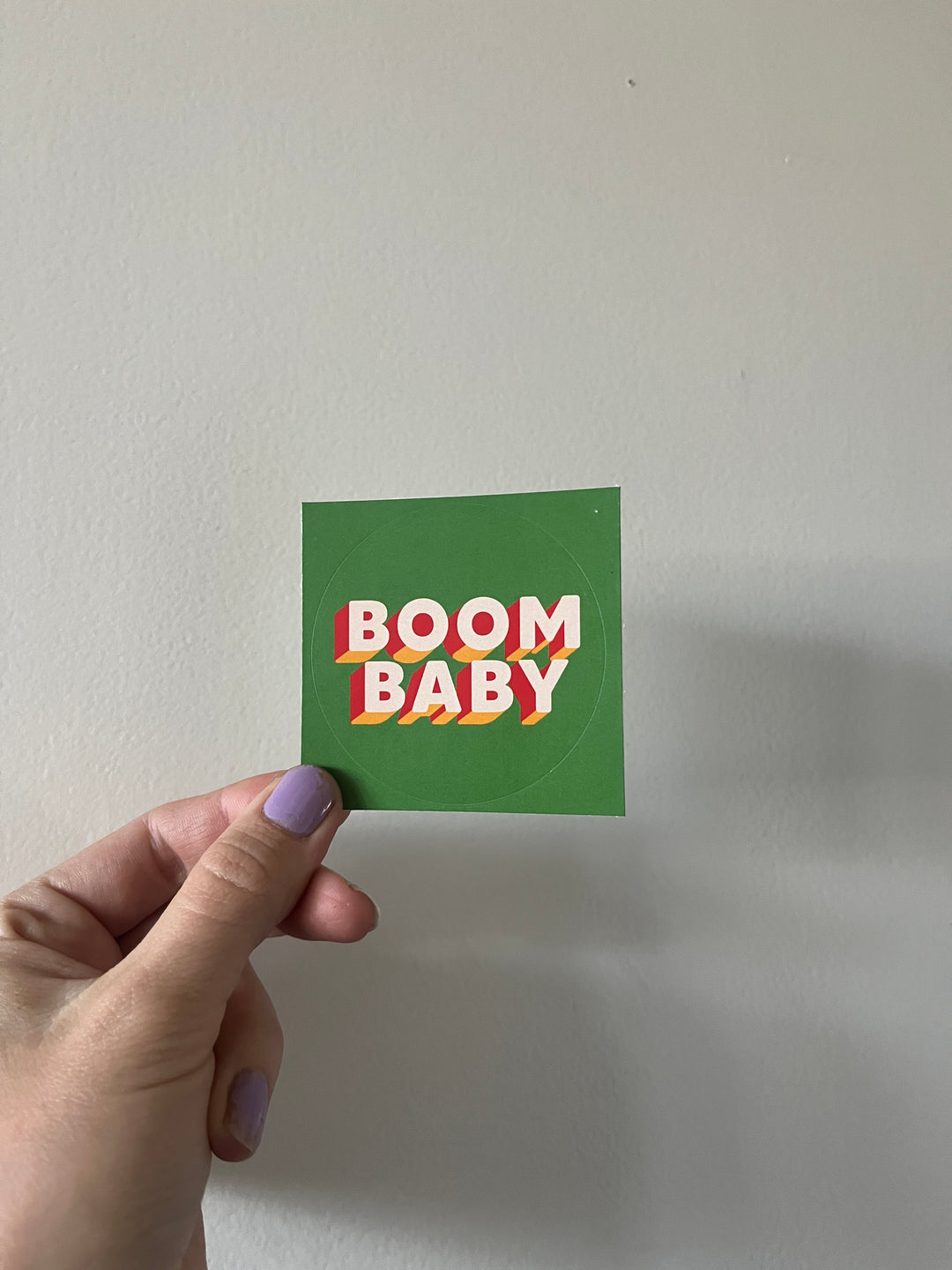 Boom Baby Sticker