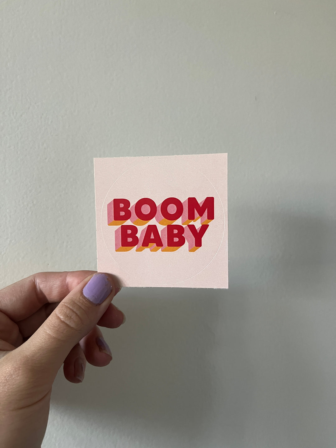 Boom Baby Sticker